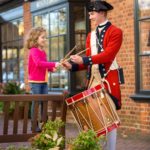 Drummer with young guest